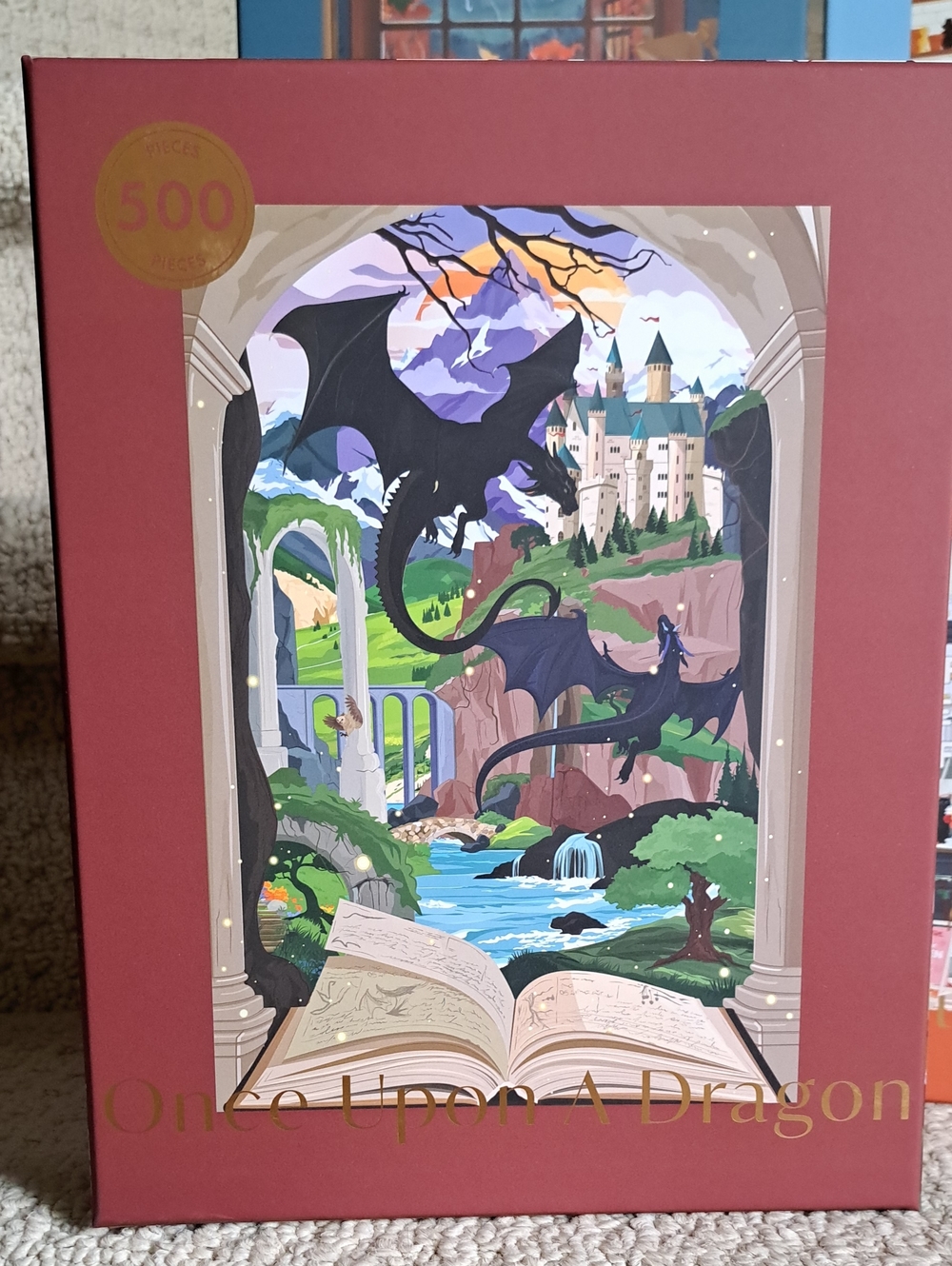 HOBBRY Once Upon A Dragon 500 Piece Jigsaw Puzzle. NEW!